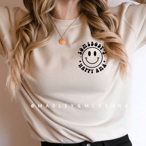 Somebody’s Happy Amá -Bruh - Crewneck Sweatshirt-Front & Back Design