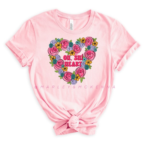 Oh Shi Heart | Oh My Heart Valentines Day | Unisex Shirt