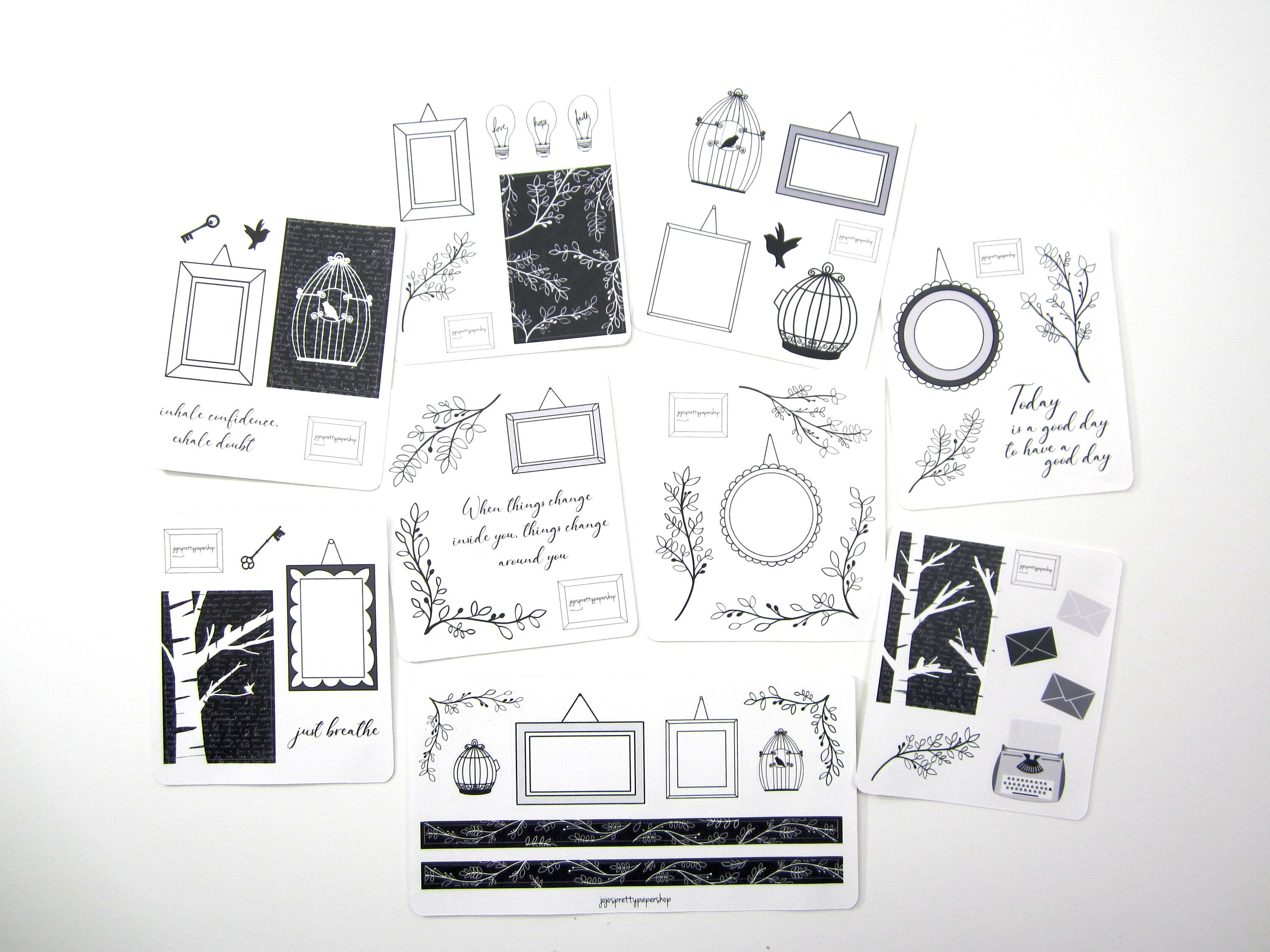 Vintage Chic Planner Stickers Etsy