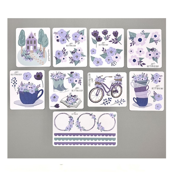 Lavender Days Collection - Planner Stickers