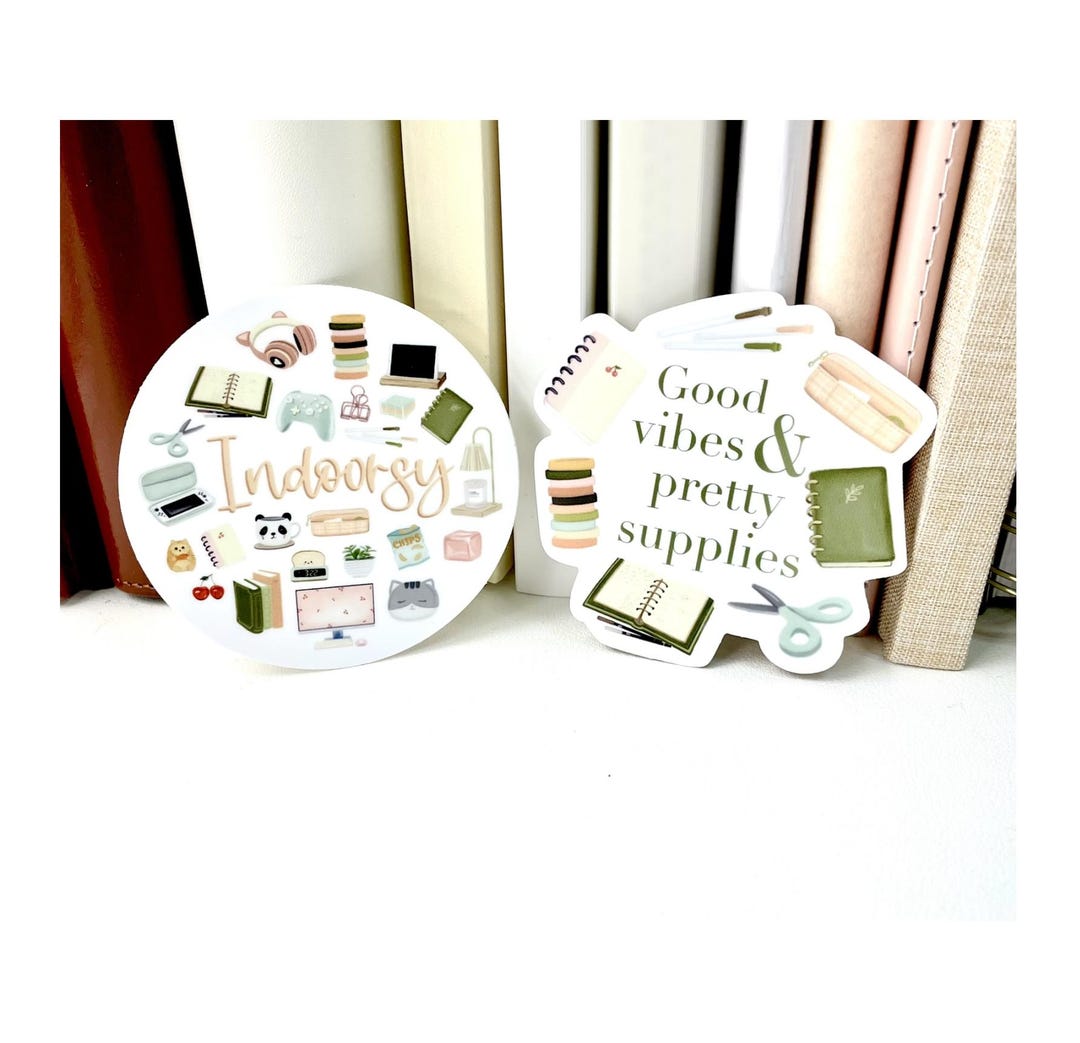 Vinyl Stickers - Indoorsy - 2 Options - 3 Inch - Etsy