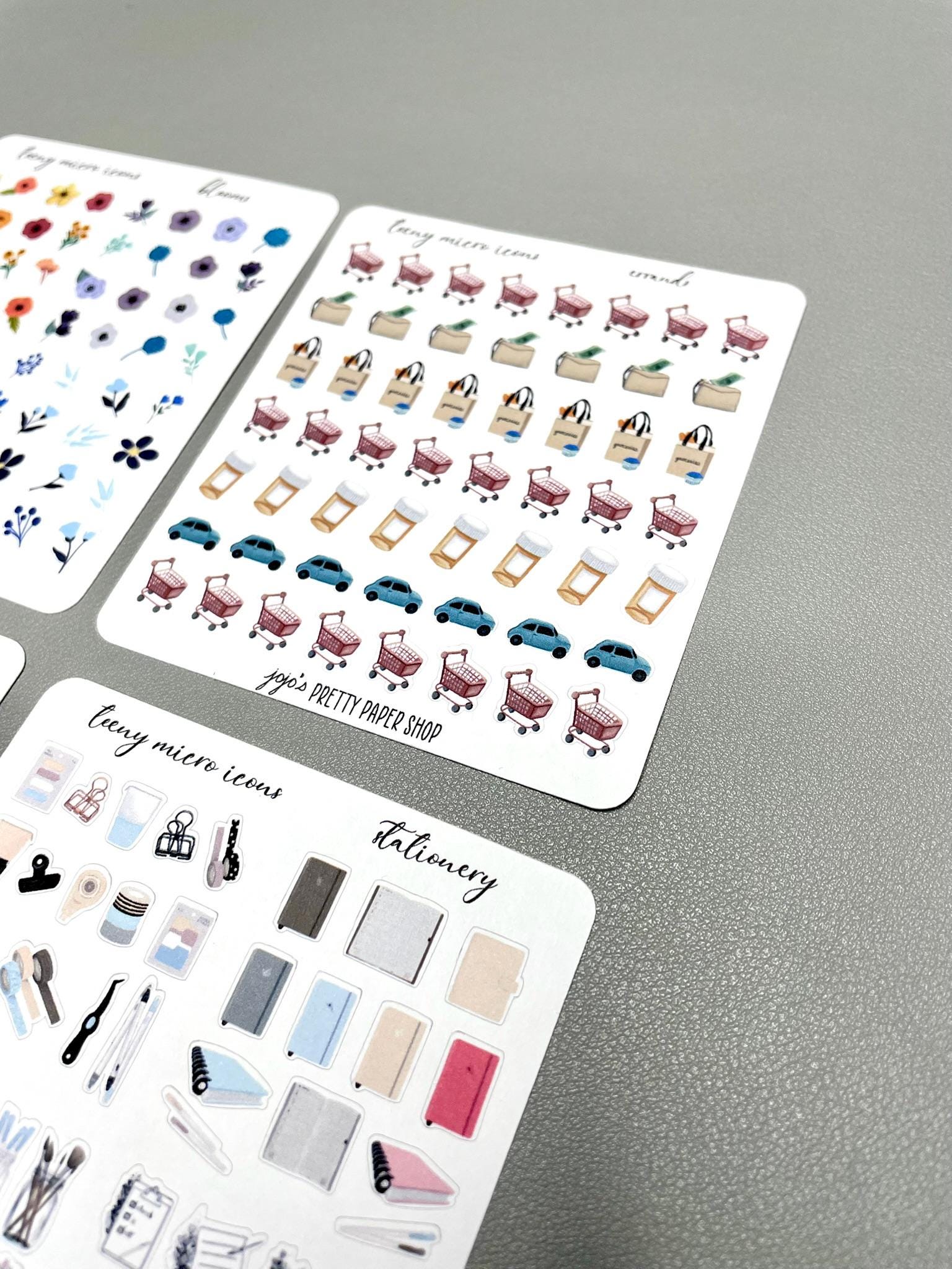 Teeny Micro Icons - Planner Stickers - Perfect for Happy Planner ...