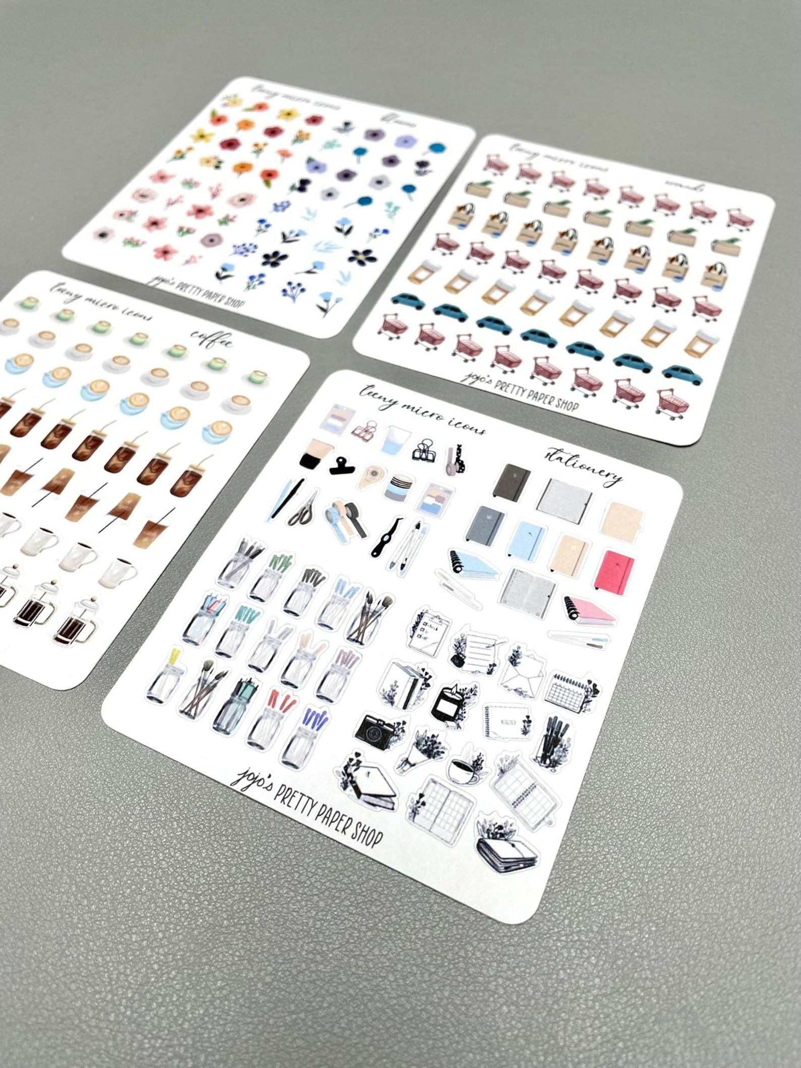 Teeny Micro Icons - Planner Stickers - Perfect for Happy Planner ...