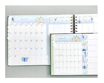 LD Good Day to Read - Laurel Denise friendly Monthly Kit - Undated and 2024 dated veritical and horizontal - mini option available