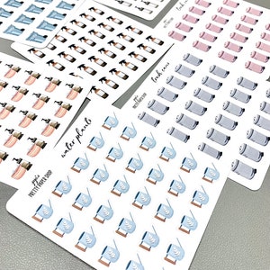 Icons Chores Planner Stickers Perfect for Happy Planner, Hobonichi ...