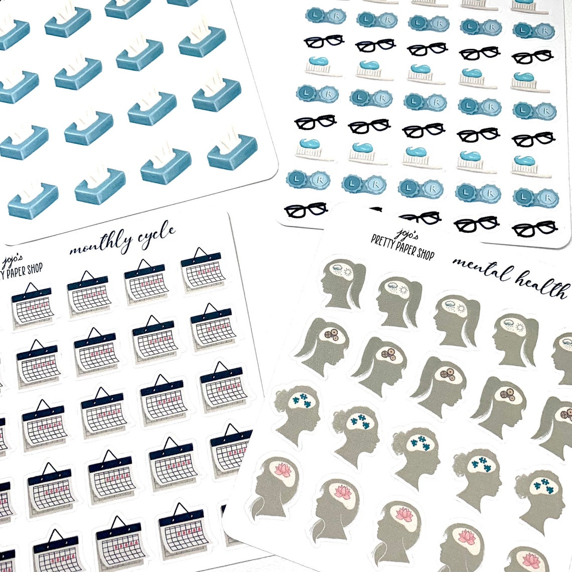 Icons - Health - Planner Stickers - Perfect for Happy Planner ...