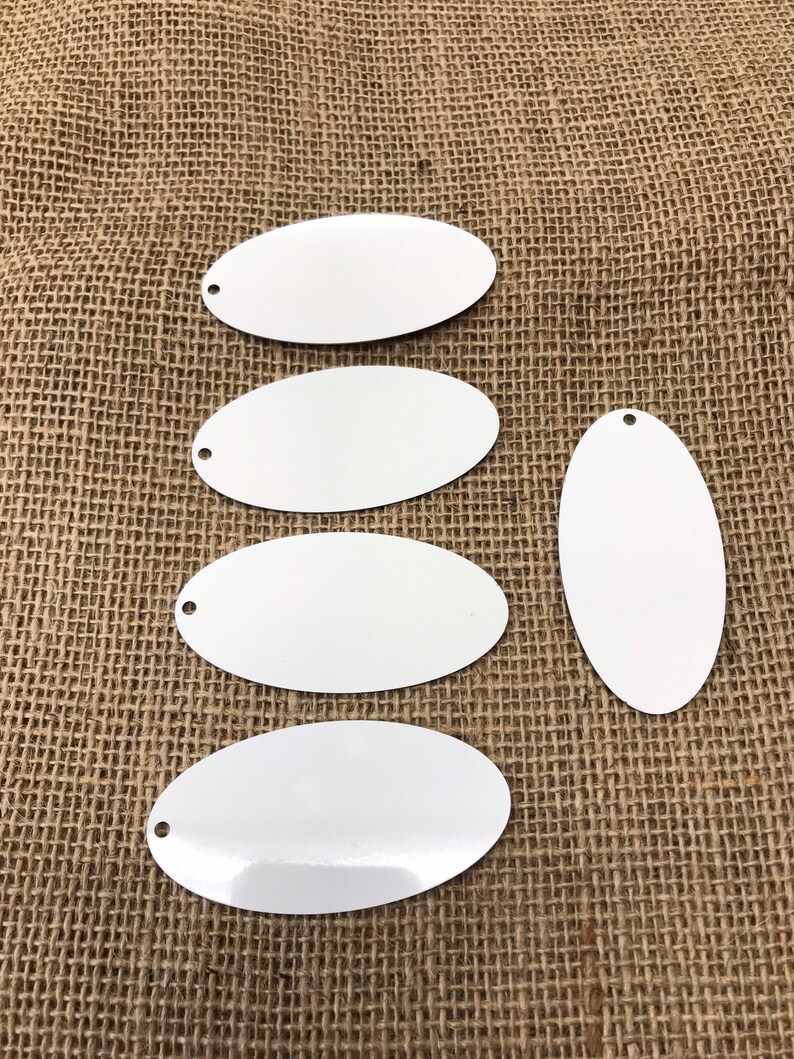 Sublimation Oval Blanks sold in sets of 5 Etsy
