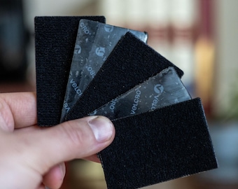 5x Hook N' Loop 3x2 Patches with Adhesive Backing