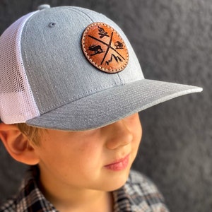 Adventure More - Youth Richardson 112 Leather Patch Hat