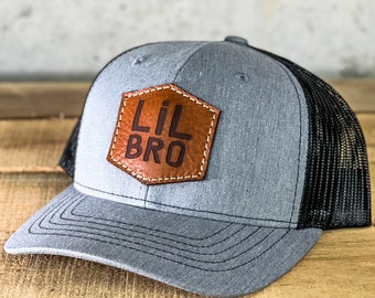 Lil Bro - Youth Richardson 112 Leather Patch Hat