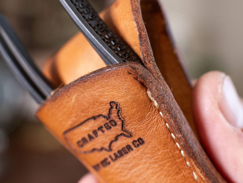 Funda de cuero para cinturón de alicates Knipex XS de 4 pulgadas imagen 3