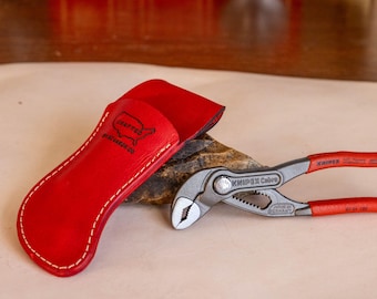 Knipex 5 Inch Plier Red LTD Edition Leather Belt Holster Case