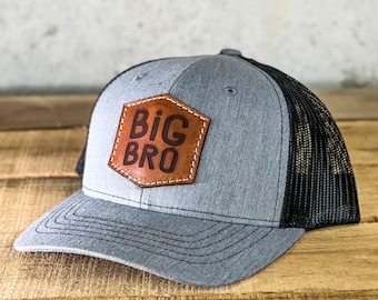Big Bro - Youth Richardson 112 Leather Patch Hat