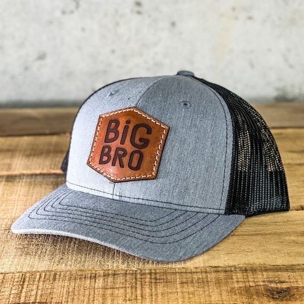 Big Bro - Youth Richardson 112 Leather Patch Hat