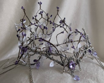 Reign of the Enchanted Forest Tiara - Silver Charms