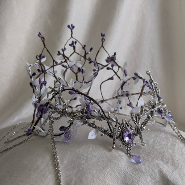 Reign of the Enchanted Forest Tiara - Silver Charms
