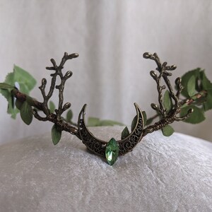 Midnight Forest Nymph Woodland Tiara