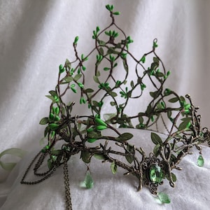 Tiara del Reino del Bosque Encantado - Dijes de bronce