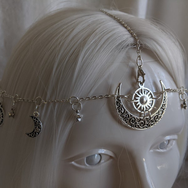 Convertible Celestial Head Chain/Necklace