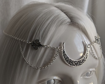 Simple Moon Head Chain