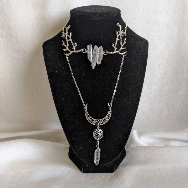 Moonlit Crystal Cavern Necklace