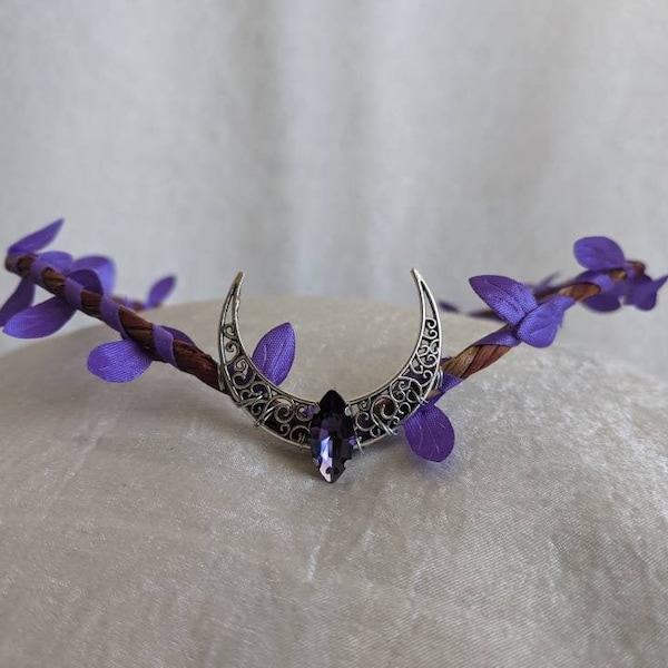 Purple Moon Elven Tiara