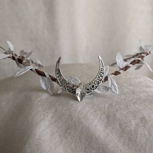 Silver Moon Woodland Tiara