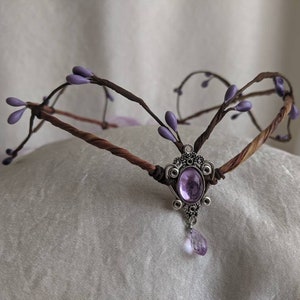 Lavender Elven Woodland Tiara
