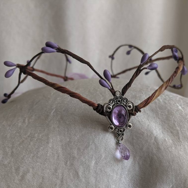 Lavender Elven Woodland Tiara