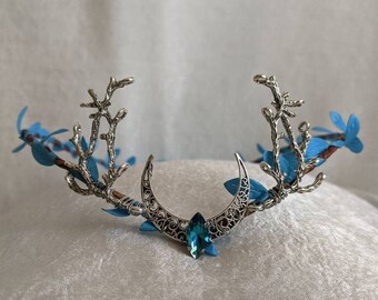 Sapphire Moon Woodland Tiara