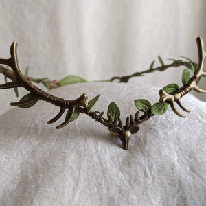 Deer and Antler Woodland Tiara