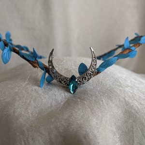 Aqua Moon Elven Tiara