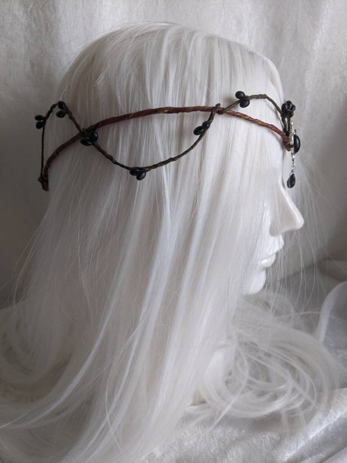 Black Elven Woodland Tiara | Etsy