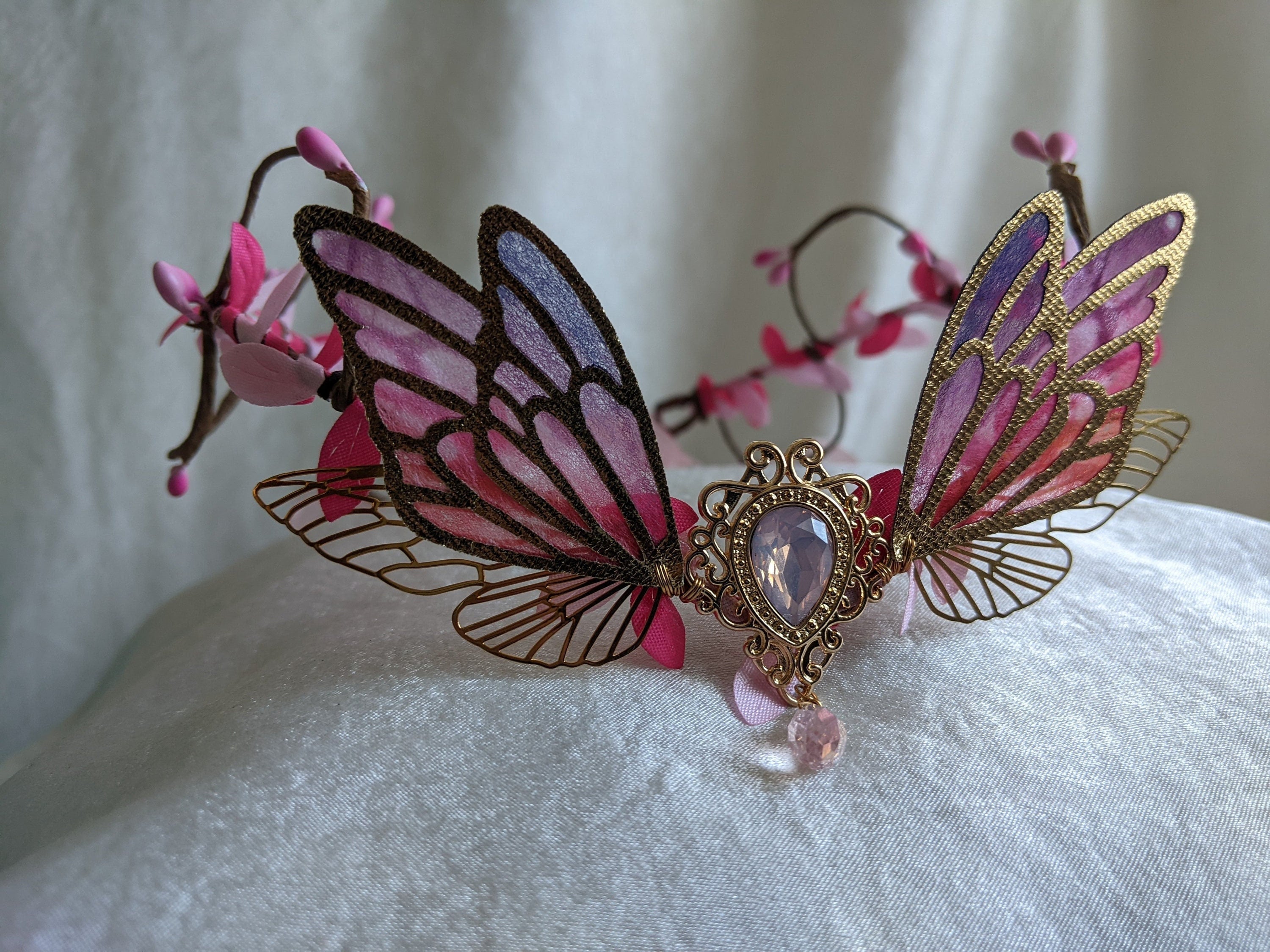Enchanted Love Faerie Woodland Tiara - Etsy Denmark display picture 3