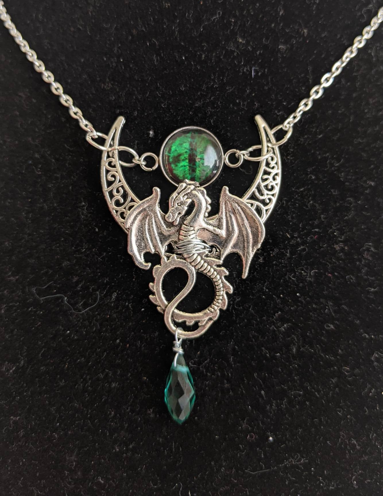 Dragon Eye Pendant Necklace - Etsy