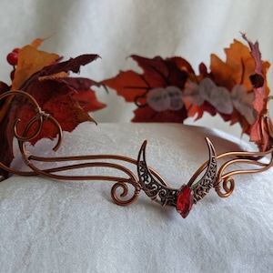 Autumn Blood Moon Tiara