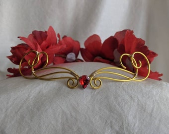 Red Rose Romance Elven Tiara