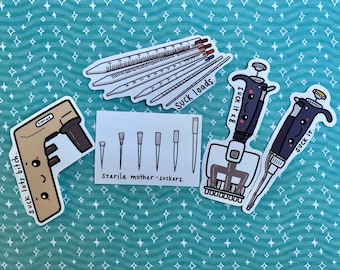 Sassy Science Suckers (pipettes) magnet set