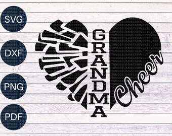 Download Cheer Grandma Svg Etsy