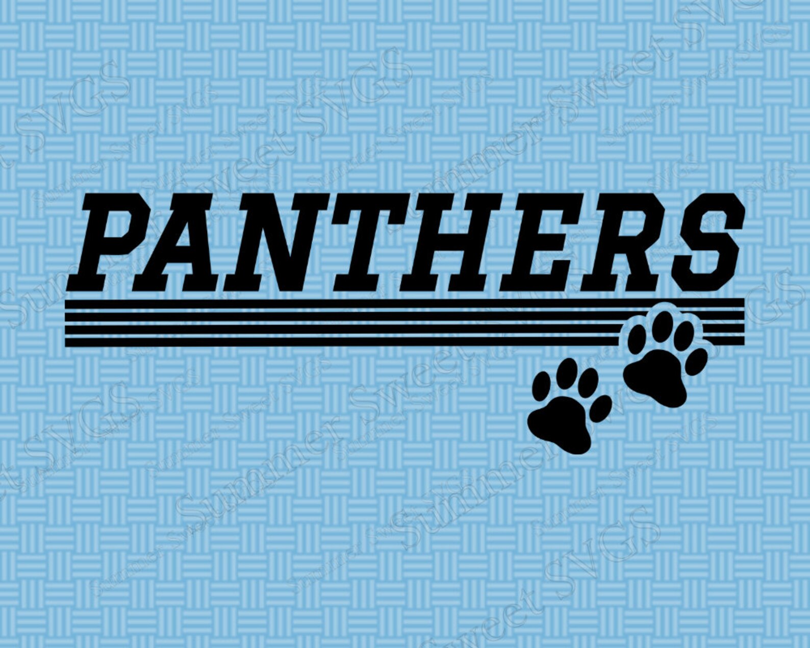 Panthers SVG Panthers paw print Panther paw print Panthers Etsy