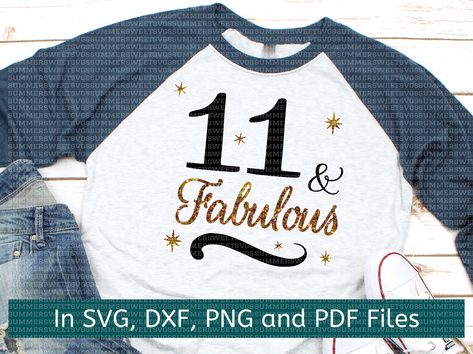11 and Fabulous SVG Happy 11th Birthday 11th Birthday Svg - Etsy