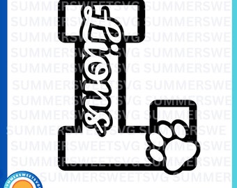 Lions Svg, Cheer svg, cheer mom, team spirit svg, cute spirit design svg png dxf eps, cricut cut file, digital file, monogram, sublimation