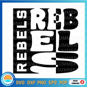 rebels svg dxf png cheer mom cricut cut file digital cut file ungroupable school pride instant download vinyl transfer sublimation monogram