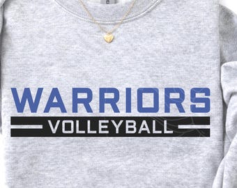 warriors Svg, volleyball  svg, volleyball mom  svg, team spirit svg, warrior svg, png, dxf, cricut cut files, digital cut files, men boys