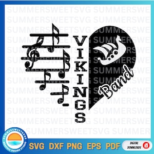 Vikings svg, Vikings png, Marching band svg, band mom svg, team spirit svg, cricut cut files , svg png dxf cut files, digital cut files