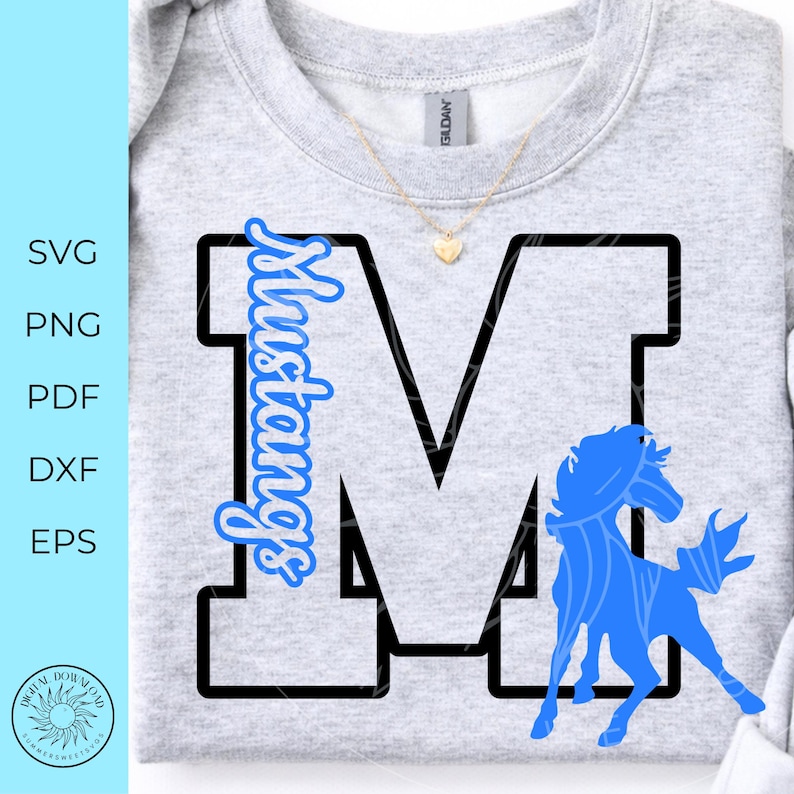 Mustangs SVG, cheer mom svg, school pride, team spirit, cricut cut files, cutter file, dxf png pdf, sublimation, monogram, digital download