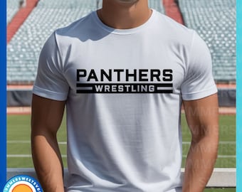 Panthers svg, panther png, wrestler svg, wrestling shirt cut file, team  spirit, svg eps png dxf, digital file, cricut cut files, boys design