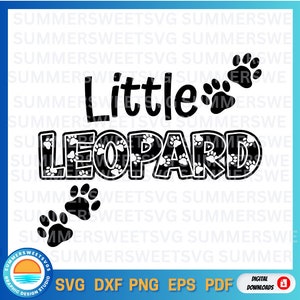 Leopard SVG, pootafdruk SVG, kleine luipaard, basisschool monogram svg, terug naar school, cricut gesneden bestand, svg, png, dxf, download