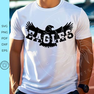 Eagles svg, eagle school spirit svg, patriotic svg, boys eagle design, cricut cut file, silhouette file, svg cutting file, digital download
