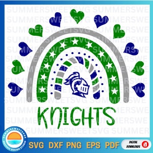 Knights svg, back to school svg, rainbow svg, school kindness shirt svg,png,eps, dxf, file for cricut or silhouette, digital download